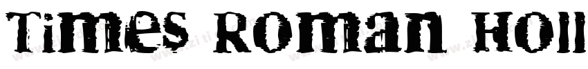 Times Roman Hollow B字体转换